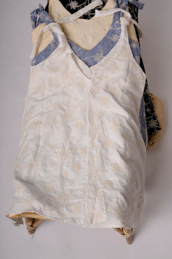 Solero Para Atar Lino Broderie Polly