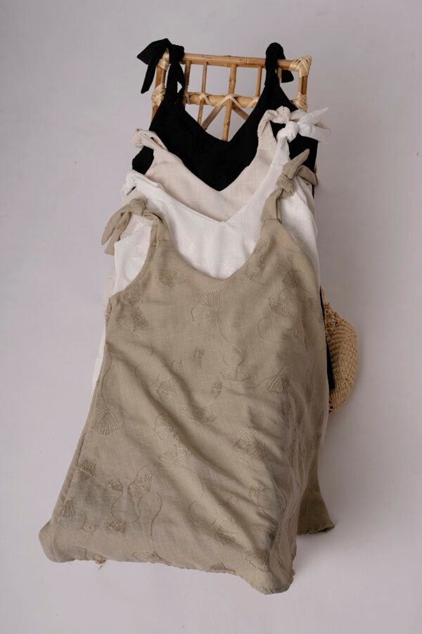 Solero Para Atar Lino Broderie Dalila