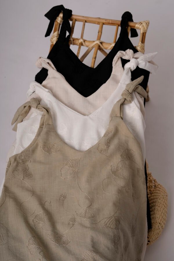 Solero Para Atar Lino Broderie Dalila