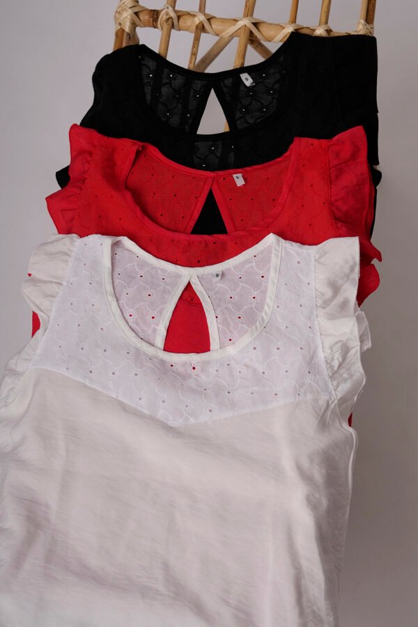 Musculosa Satin Mate Con Gota Yanina