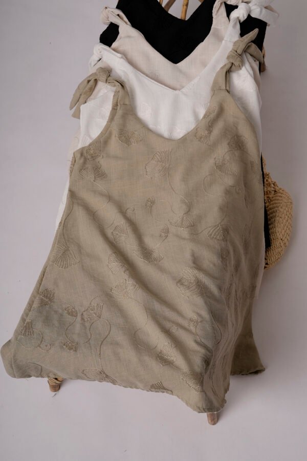 Solero Para Atar Lino Broderie Dalila