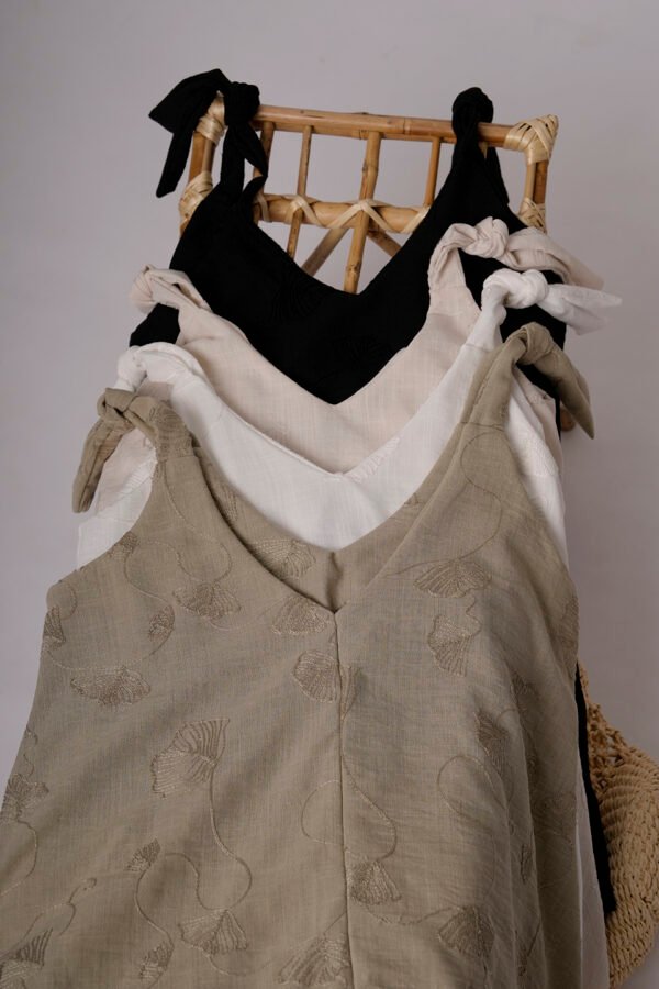 Solero Para Atar Lino Broderie Dalila