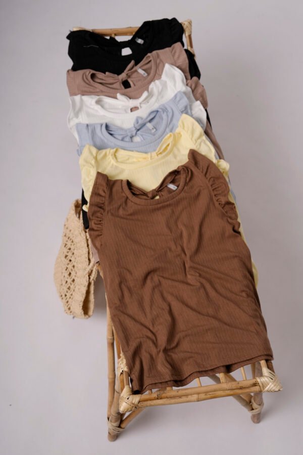 Musculosa Gota Con Atras Ribb Leila