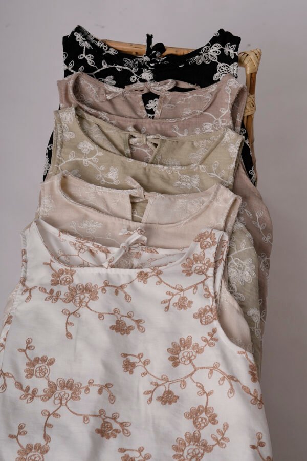 Solero Para Atar Atras Lino Broderie Valery