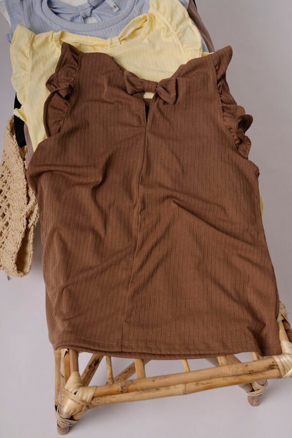 Musculosa Gota Con Atras Ribb Leila