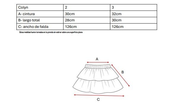 Skort Cey Puffing Estampado Colyn