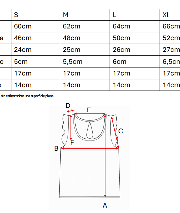 Musculosa Con Gota Broderie Crep Juani