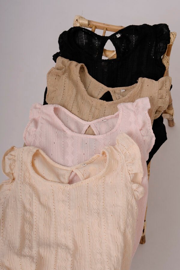 Musculosa Gota Broderie Crep Larina