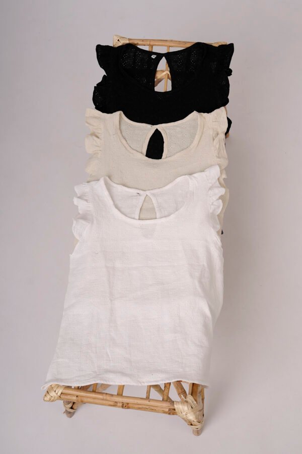 Musculosa Gota Algodon Broderie Chiara