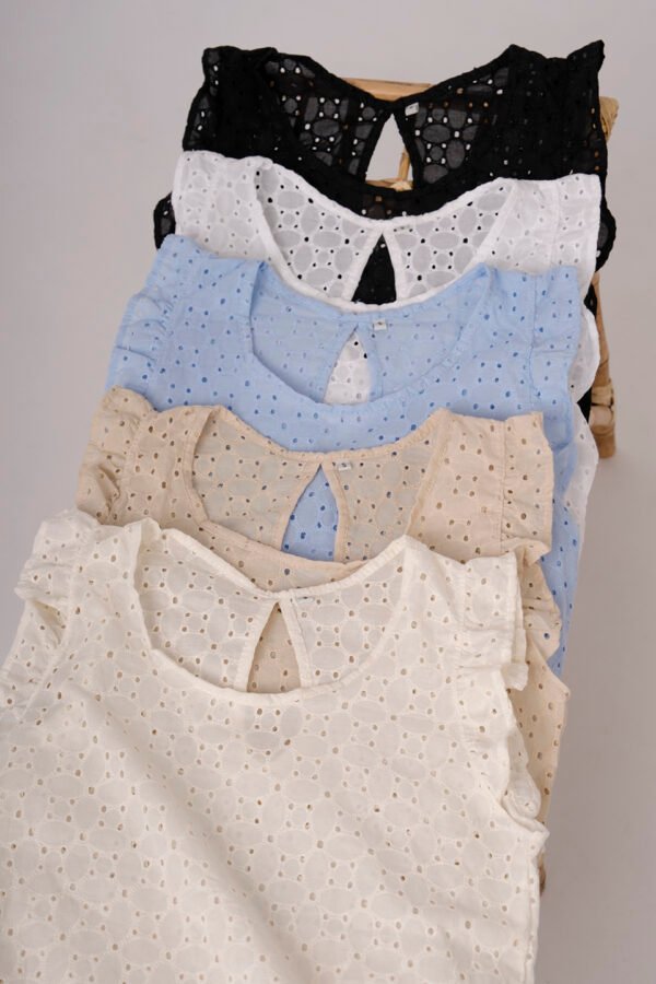 Musculosa Gota Broderie Plano Delvin