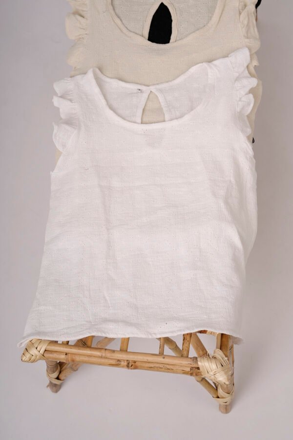 Musculosa Gota Algodon Broderie Chiara