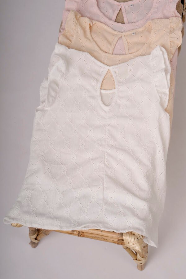 Musculosa Gota Broderie Crep Zoe