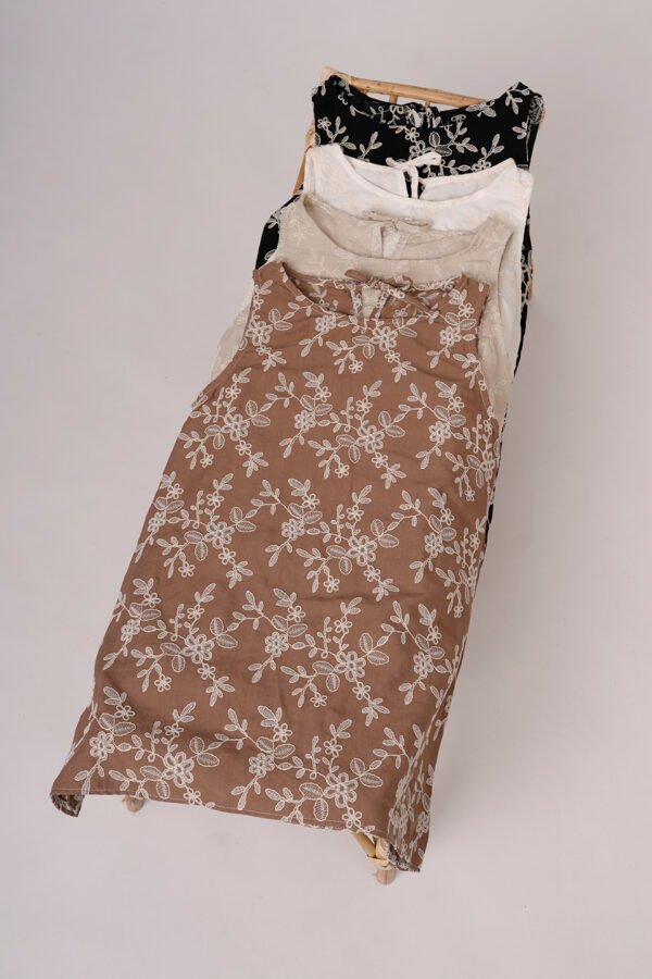 Solero Para Atar Atras Lino Broderie Bambi