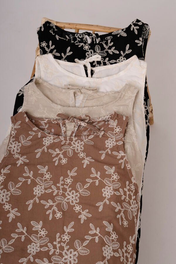 Solero Para Atar Atras Lino Broderie Bambi