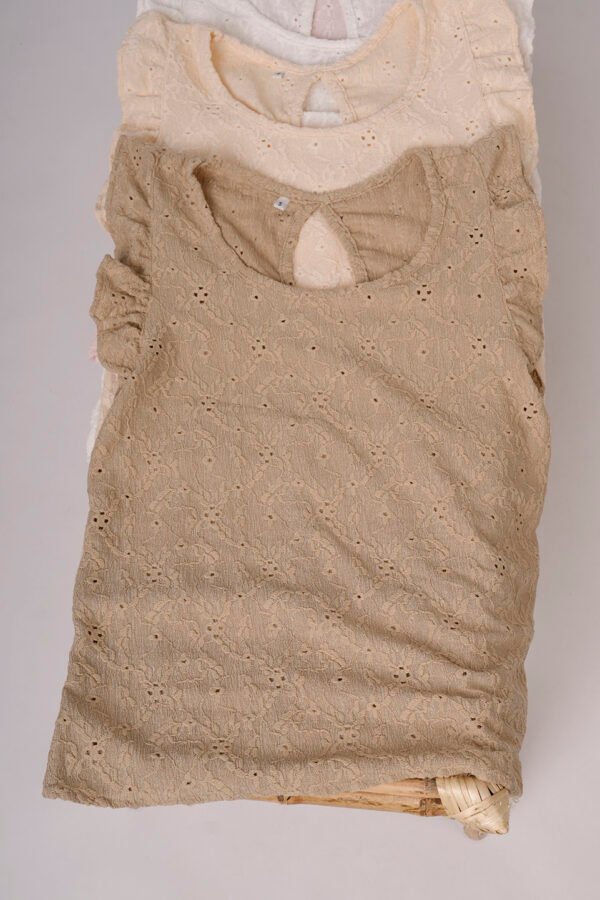 Musculosa Gota Broderie Crep Nara