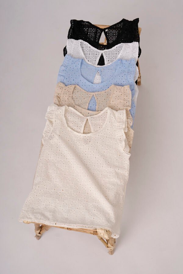 Musculosa Gota Broderie Plano Delvin