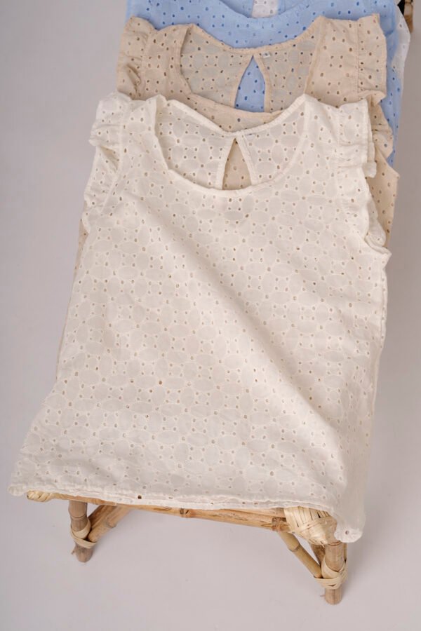 Musculosa Gota Broderie Plano Delvin