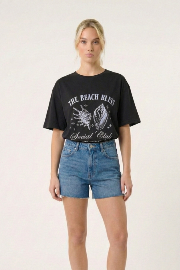 Remeron Jersey Peinado Estampa The Beach Bliss