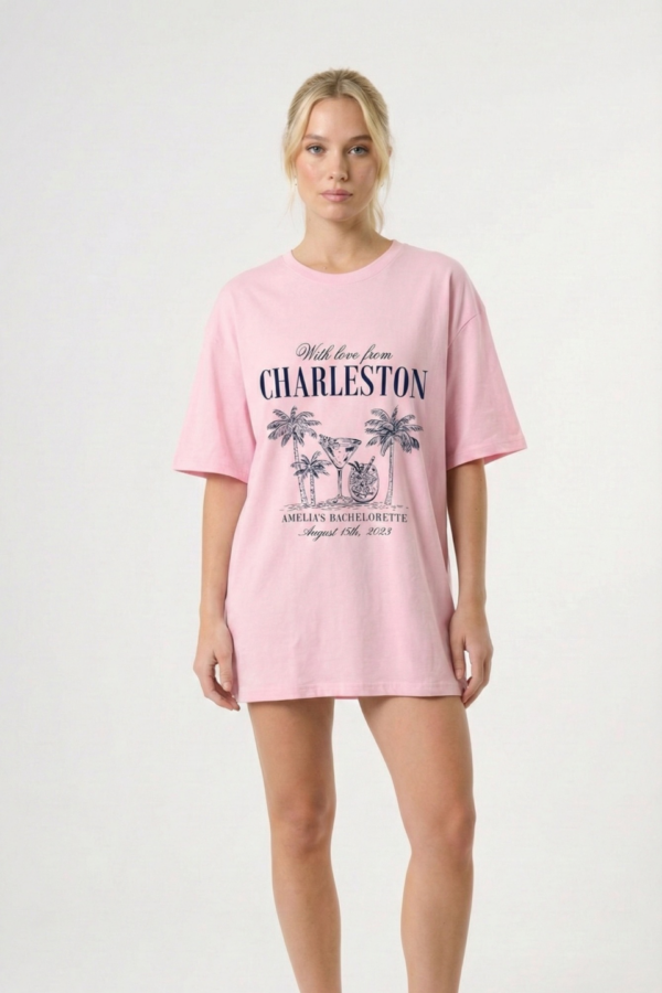 Remeron Jersey Peinado Estampa Palmeras Charleston