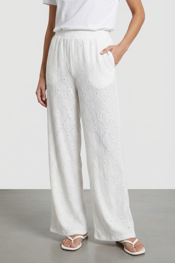 Palazzo Broderie Crep Moringa