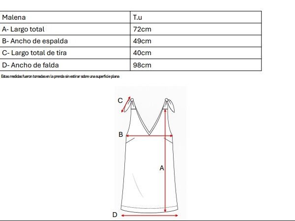 Solero Para Atar Broderie Plano Malena