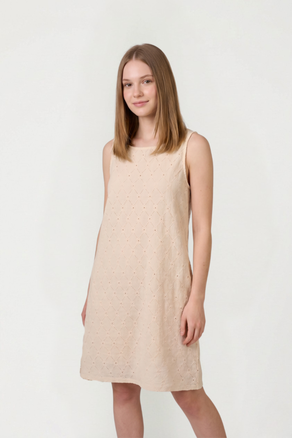 Solero Para Atar Atras Broderie Crep "DOMINICA"