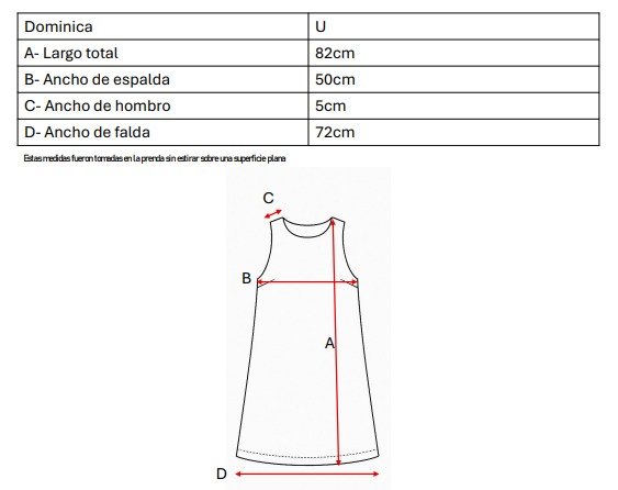 Solero Para Atar Atras Broderie Crep Dominica