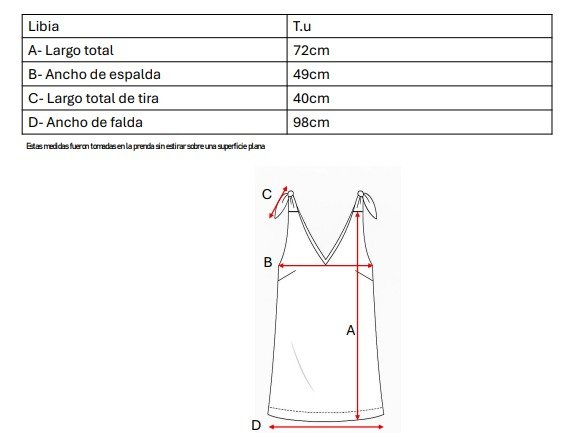 Solero Para Atar Lino Broderie Libia