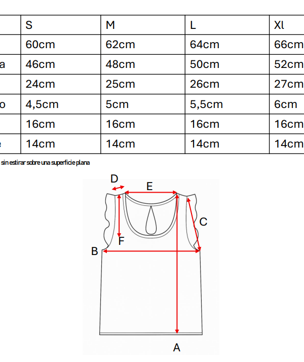 Musculosa Gota Broderie Crep Nara
