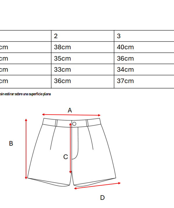 Short Lino Broderie Con Boton Yolanda