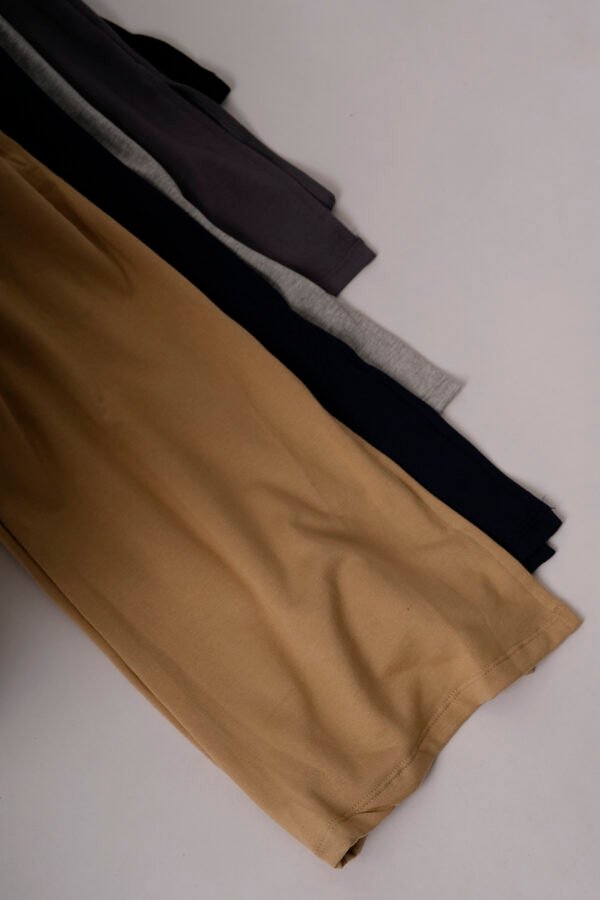 Palazzo Wide Leg Rustico Frisado Con Tajo "MAITE"