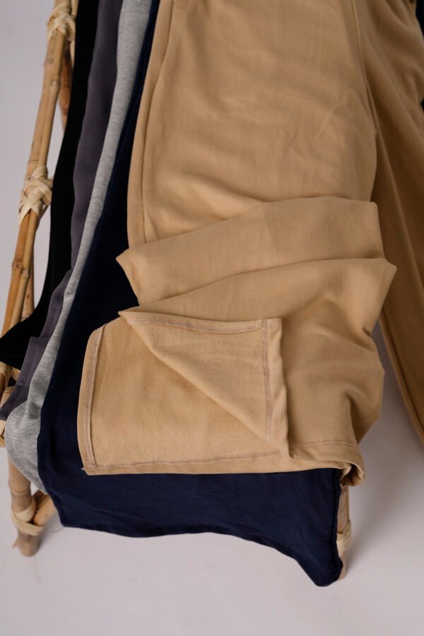 Palazzo Wide Leg Rustico Frisado Con Tajo "MAITE"