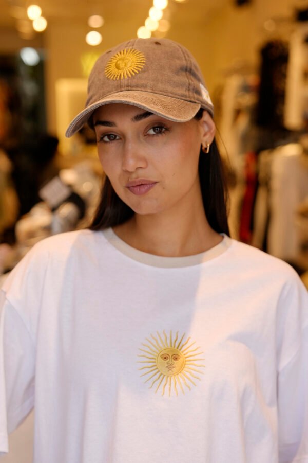 Gorra Sol De Mayo Con Bandera Argentina Bordada "VITA"