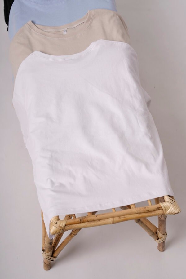 Remera Boxy Algodon Jersey 24/1 Estampa Huella Bandera Argentina "HUELLA"