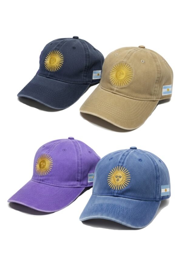 Gorra Sol De Mayo Con Bandera Argentina Bordada "VITA"