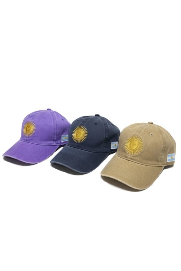 Gorra Sol De Mayo Con Bandera Argentina Bordada Vita
