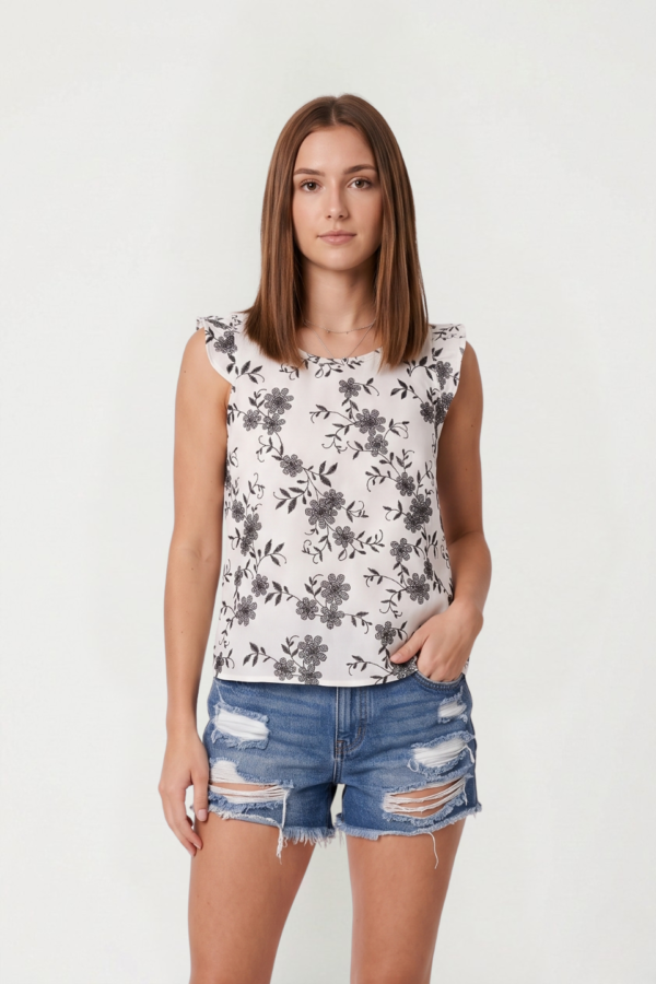 Musculosa Gota Lino Twill Puffing "MARU"