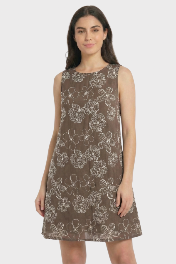 Solero Para Atar Atras Lino Broderie Mirka