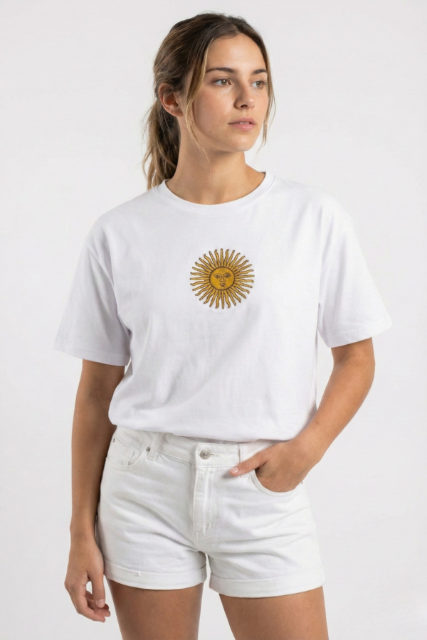 Remera Boxy Jersey Sol De Mayo