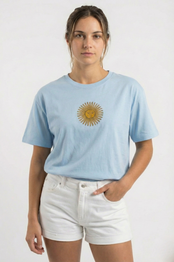 Remera Boxy Jersey Sol De Mayo