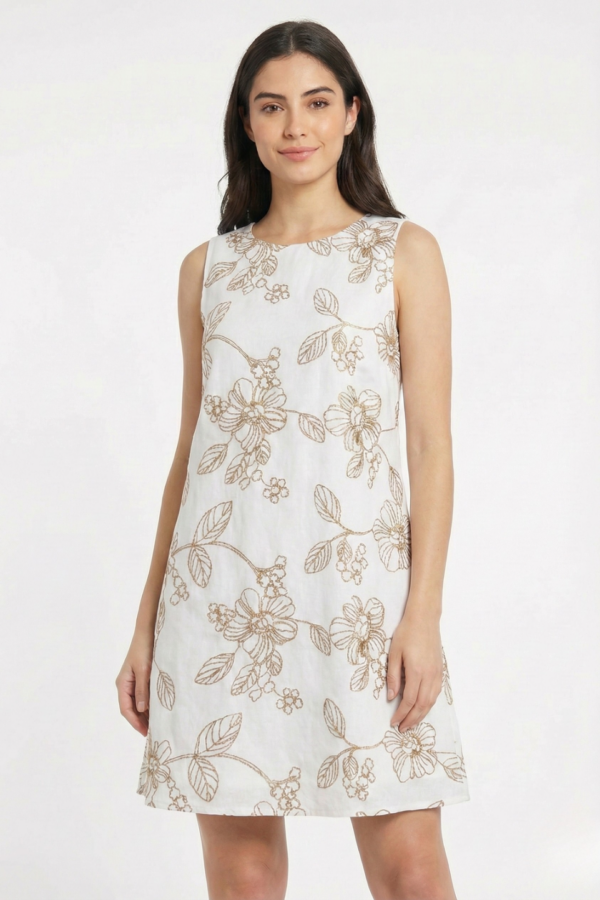 Solero Para Atar Atras Lino Broderie Yessi