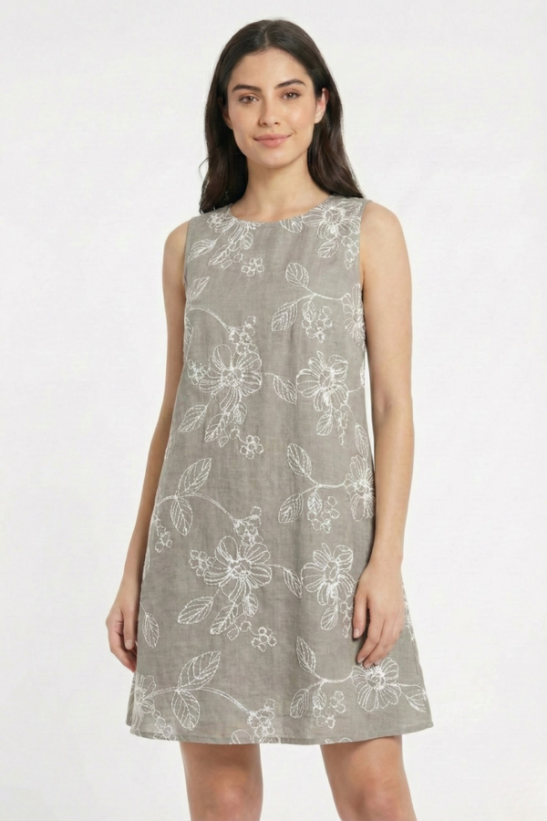 Solero Para Atar Atras Lino Broderie Yessi