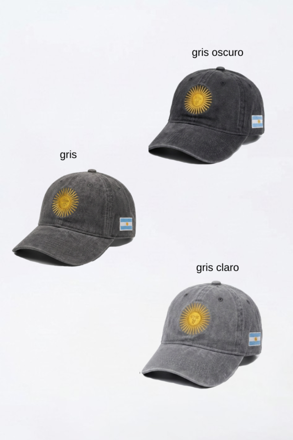 Gorra Sol De Mayo Con Bandera Argentina Bordada "VITA"