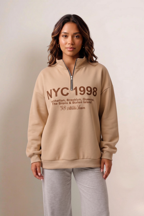 Maxibuzo Scuba Con Cierre Estampado Nyc "1998"