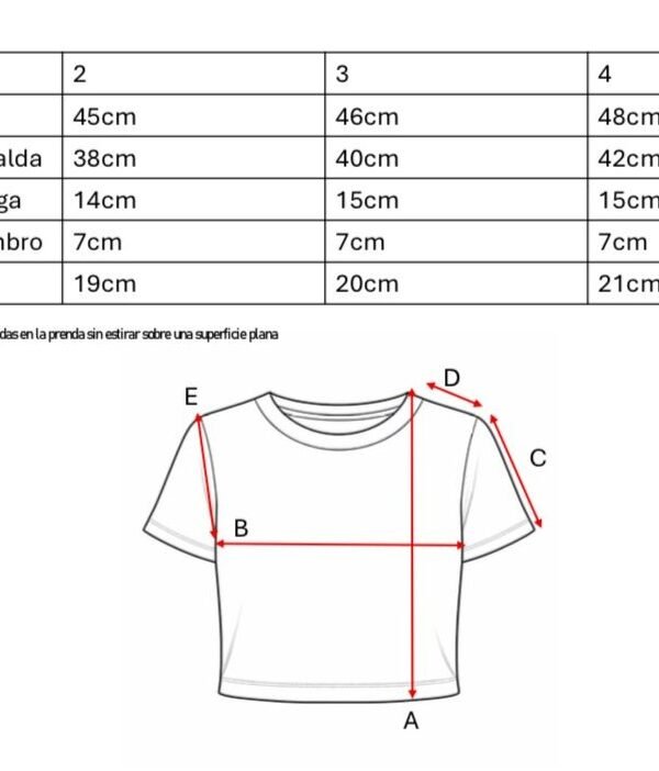 Remera Baby Tee Morley Rayado Sol De Mayo Bordado "GINA"