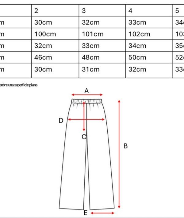 Palazzo Wide Leg Rustico Frisado "LAZZO"