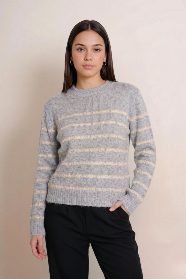 Sweater Rayado Lurex Rayado "TIJUANA"