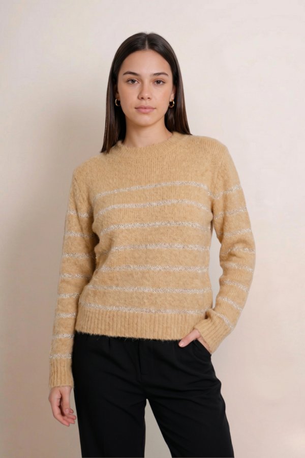 Sweater Rayado Lurex Rayado "TIJUANA"