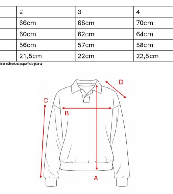 Buzo Chomba Liso Frisado Sol De Mayo Bordado "BUCKS"