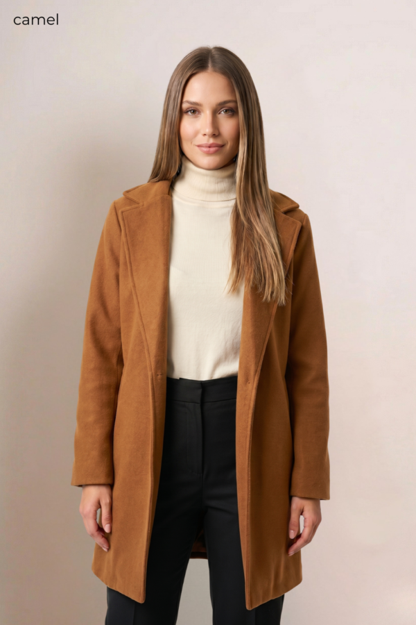 Saco Largo Paño Soft Punto Liso "SUGA"